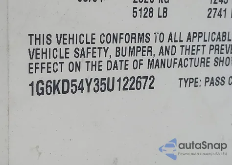 2005 Cadillac Deville Livery z USA, uszkodzony, nr VIN 1G6KD54Y35U122672